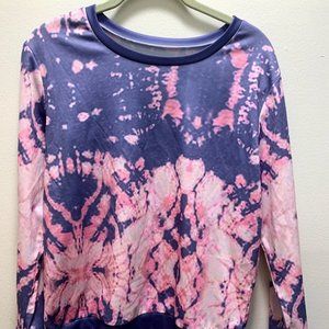 Tie Dye Sweat Shirt & Pants set Purple & Pink